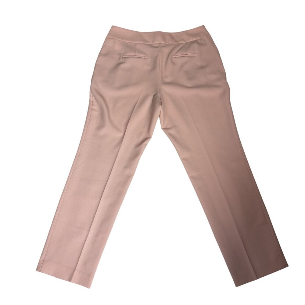 Kasper Womens Tutu Pink Dress Pants Size 12 Mid-Rise Slim Leg - Picture 3 of 12